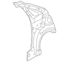 Genuine Ford Inner Quarter Panel 5S4Z-5827790-BA Qty 1 New. Price: $30.88.