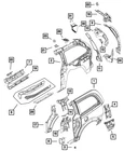 Genuine Mopar Quarter Inner Panel Right 4894698AP New. Price: $1436.96.