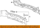 Gm Oem 19-23 Blazer Floor Body-rear Panel 84526330 New. Price: $603.19.