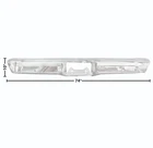1966 1967 Fairlane Rear Bumper Chrome Heavy Duty Dynacorn 3904 New. Price: $492.95.