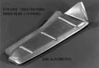 Ford Car Inner Rear Quarter Panel Dropoff Waterfall Left 1955-1956 #258L Ems New. Price: $150.00.
