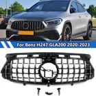 For Mercedes-benz H247 GLA200 2020-23 Gt Front Bumper Grille Chrome+black New. Price: $120.24.