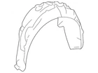 Genuine Mercedes-benz Quarter Panel Splash Shield 294-680-69-03 New. Price: $116.10.
