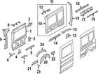 Genuine Ford Quarter Panel LK4Z-5B061-A New. Price: $313.30.