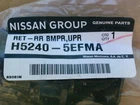 2020,2021,2022 Nissan Versa Sedan Rear Bumper Upper Retainer Oem (11UPD) New. Price: $8.00.