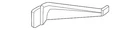 Genuine Nissan Quarter Panel Extension 76758-7BA0A New. Price: $23.48.
