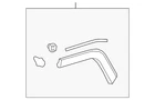 Genuine Toyota Wheel Opening Molding 75606-0R180-C0 New. Price: $125.24.