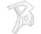 Genuine Honda Panel Set Rear (outer) 04646-TLA-A11ZZ New. Price: $924.89.