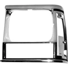 Driver Side Headlight Bezel Chrome/black Fits 1991-1992 Jeep Comanche Wagoneer New. Price: $30.44.