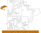 Gm Oem 11-16 Cruze Limited Inner Structure-extension Panel 95215176 New. Price: $71.87.
