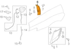 Audi R8 Left Side Exterior Panel 427853343BGRU 14-14 Original New. Price: $98.87.