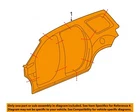Gm Oem 2017 Acadia Pillars, Rocker Floor Uniside-uniside Panel 84607873 New. Price: $2561.05.