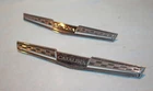 64 Pontiac Catalina Rear Quarter Panel Emblem Script Letters Plaque Used. Price: $55.00.