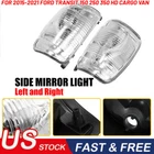 Pair Side Mirror Turn Signal Light Clear Lens 2015-2021 Ford Transit Cargo New. Price: $21.84.