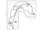 Gm Oem 15-21 Trax Quarter Panel Components-wheelhouse Liner 95142656 New. Price: $179.19.