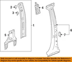 Gm Oem 19-22 Sierra 1500 Limited Cab Center Pillar-inner Plr 23381544 New. Price: $154.50.