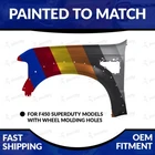 New Painted Yz 2008-2010 Ford F450 Driver Side Fender With Molding Holes. Price: $315.98.