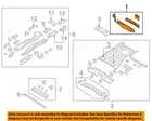 Chrysler Oem 07-17 Compass Body Floor Rails-rear Panel 5074974AF New. Price: $582.64.