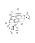 Genuine Mopar Tailgate Window 5SQ94SX9AC New. Price: $437.33.