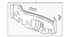 Genuine Gm Rear End Panel 84623527 New. Price: $761.56.