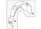 Genuine Gm Wheelhouse Liner 42714877 New. Price: $108.99.