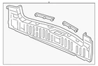 Genuine Acura Panel Set Rear 66100-TJB-316ZZ New. Price: $278.05.
