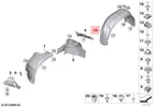 Genuine Bmw X6 F16 F86 28IX Cover Wheel Housing Rear Right 51717333528 New. Price: $175.73.
