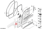 Genuine Bmw G09 Xm Sac Moulding Side Panel Front Left 51135A2BCA7 New. Price: $404.50.