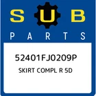 Subaru Skirt Compl 5D 52401FJ0209P, New Genuine Oem Part. Price: $182.30.