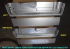 1955,1956 Ford Sedan Conve, #326PR Door Bottom Repair Kit Left Right Set Ems New. Price: $496.00.