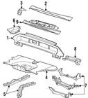 Genuine Gm Rear Body Panel 25650791 New. Price: $74.48.