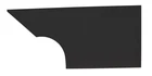Fivestar Qtr Panel High Impact Plastic Black Left- 34001-27351-BL New. Price: $125.19.