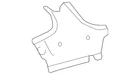 Genuine Nissan Quarter Panel Reinforcement G6343-6CAMA New. Price: $212.34.