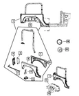 Genuine Mopar Quarter Inner Panel Left 55395895AG New. Price: $113.20.