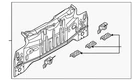 Genuine Nissan Rear Body Panel G9110-1ETMA New. Price: $668.80.