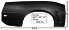Ford Mustang Conertible Quarter Panel Complete Rh 1969 New. Price: $820.05.