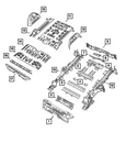 Genuine Mopar Rear Closure Panel 68463248AA New. Price: $37.98.