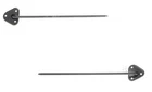 1973-87 Chevy Gmc Pickup Truck Blazer Jimmy Sun Visor Bracket Set Black New. Price: $76.70.