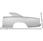 1966 1967 Chevelle Full Quarter Panel W/sail Coupe Left Side Wtp Steel Dynacorn New. Price: $1331.95.