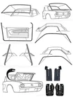 New! 1967 - 1968 Ford Mustang Deluxe Weatherstrip Seal Kit Windshield Roof Doors. Price: $198.75.