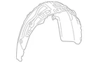 Genuine Mercedes-benz Quarter Panel Splash Shield 254-690-97-03 New. Price: $177.12.