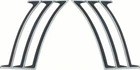 Oer Quarter Panel Side Louver Set 1969 Chevy Camaro New. Price: $79.98.