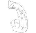 Genuine Nissan Quarter Panel Splash Shield 78819-CA000 New. Price: $42.52.