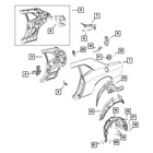 For Dodge Challenger 2018-2023 Mopar 68319705AF Splash Shield New. Price: $138.03.