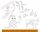 Ford Quarter Panel Splash Shield Grommet W714326S300 New Oem. Price: $7.00.