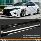 For 18-24 Toyota Camry Ctm Design Pearl White Black Toned Side Skirt Extension New. Price: $172.99.