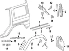 Genuine Mercedes-benz Cover Trim 465-830-83-00-7C45 New. Price: $34.30.
