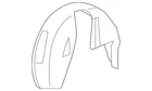 Genuine Gm Driver Side Rear Wheelhouse Liner 25891510 New. Price: $8.07.