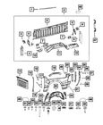 Genuine Mopar Box Side Brace Right 68444964AA New. Price: $32.19.