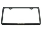 Vw Black Slim License Plate Frame With "volkswagen" Lettering Oem New. Price: $29.95.